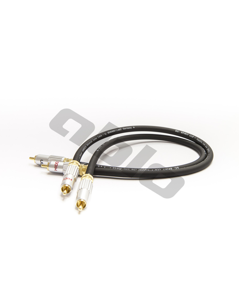 Gotowy kabel Rca / Cinch SC SPIRIT LLX + HiCon CM13 Hi-End para